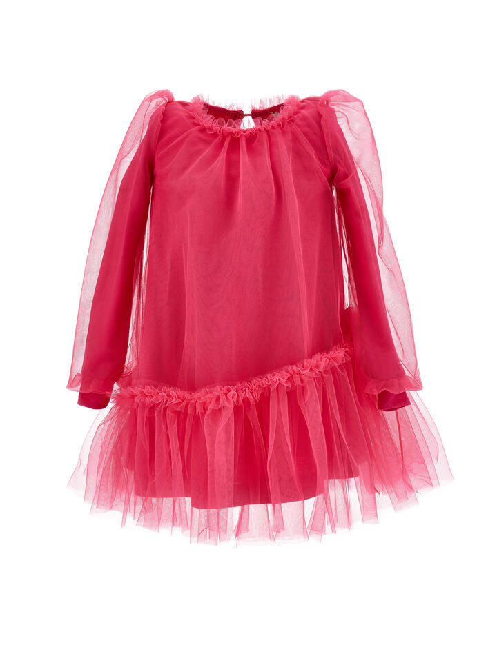 Abito in tulle fucsia per neonata e bambina – Epperò