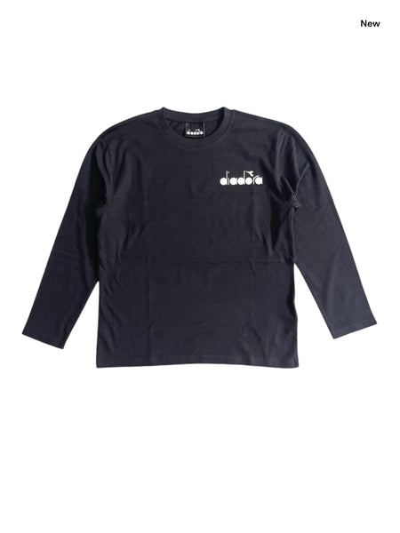 T-shirt nera con logo per bambino