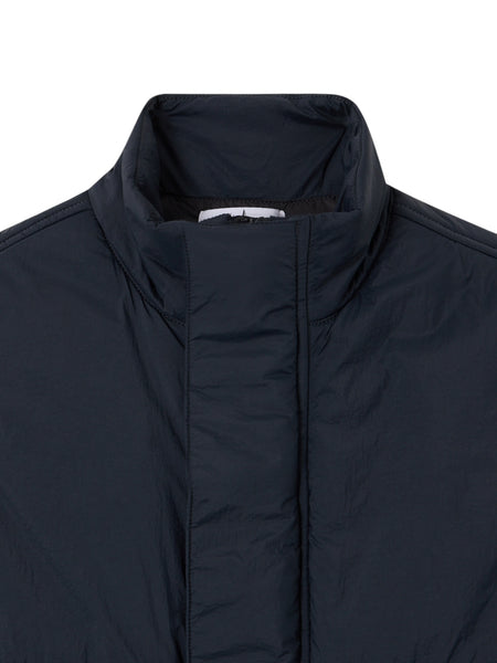 Gilet blu imbottito con logo per bambino