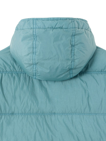 Piumino carta da zucchero con cappuccio per bambino