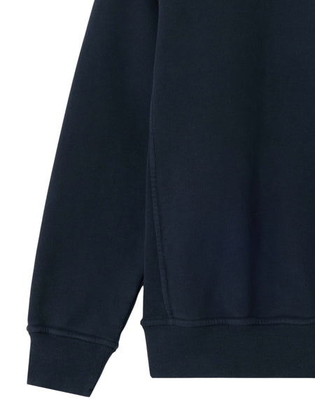 Felpa blu con logo per bambino