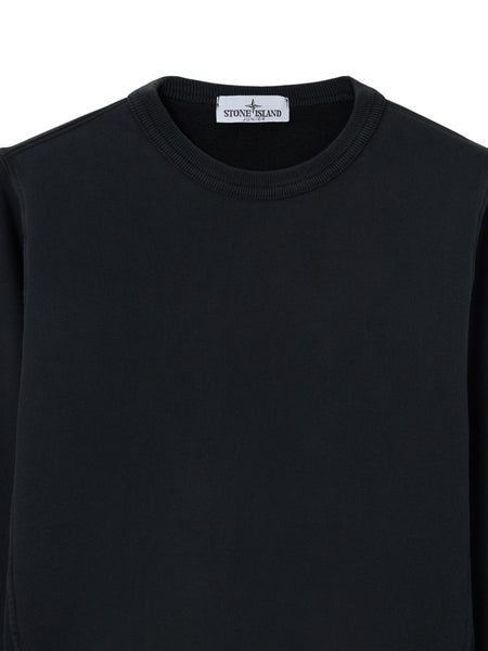 Felpa nera con logo per bambino