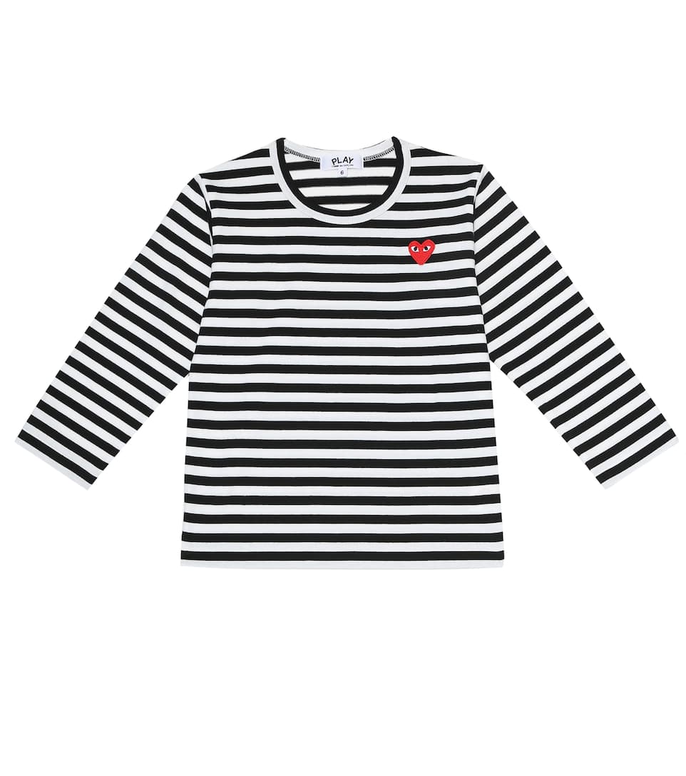 Comme des garcons on sale t shirt a righe