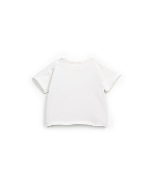 T-shirt bianca per neonato