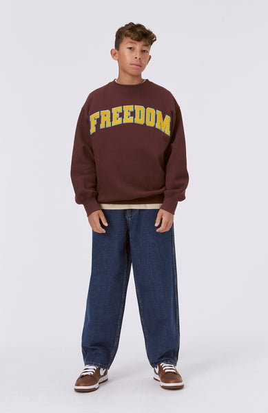 Felpa bordeaux per bambini