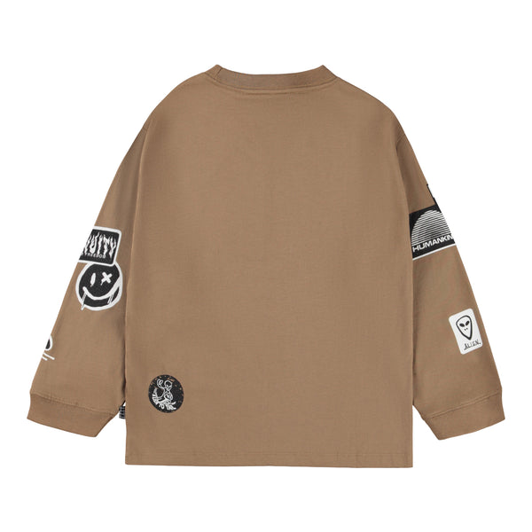 T-shirt maniche lunghe con stampe per bambino