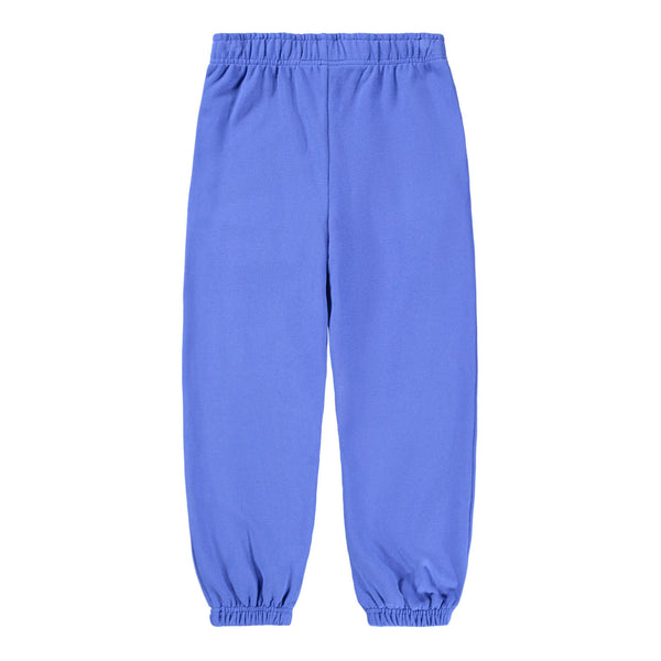 Pantalone in felpa blu con stampa per bambino