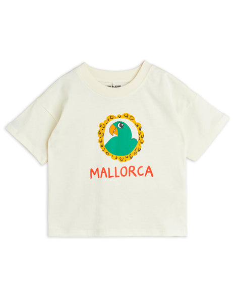 T-shirt panna con stampa per neonati e bambini