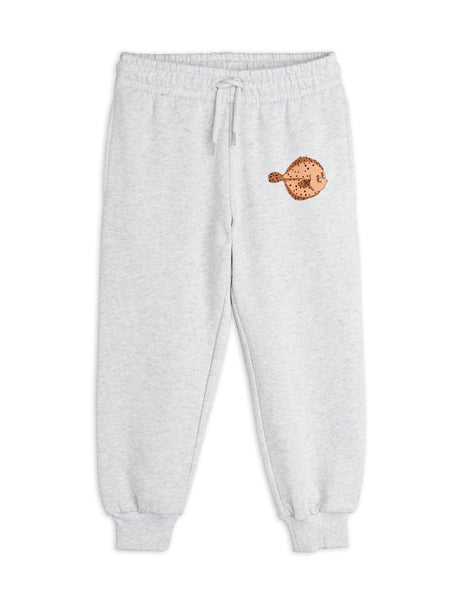 Pantalone in felpa grigio per neonati e bambini