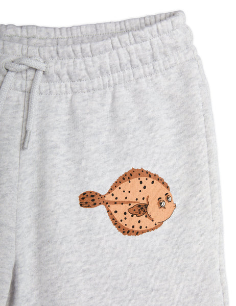 Pantalone in felpa grigio per neonati e bambini