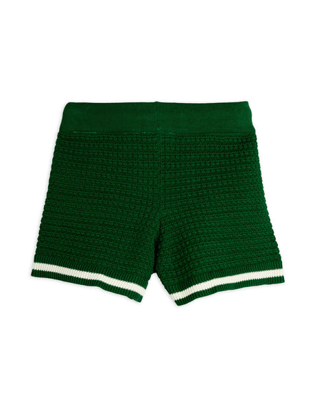 Short crochet verde per bambini