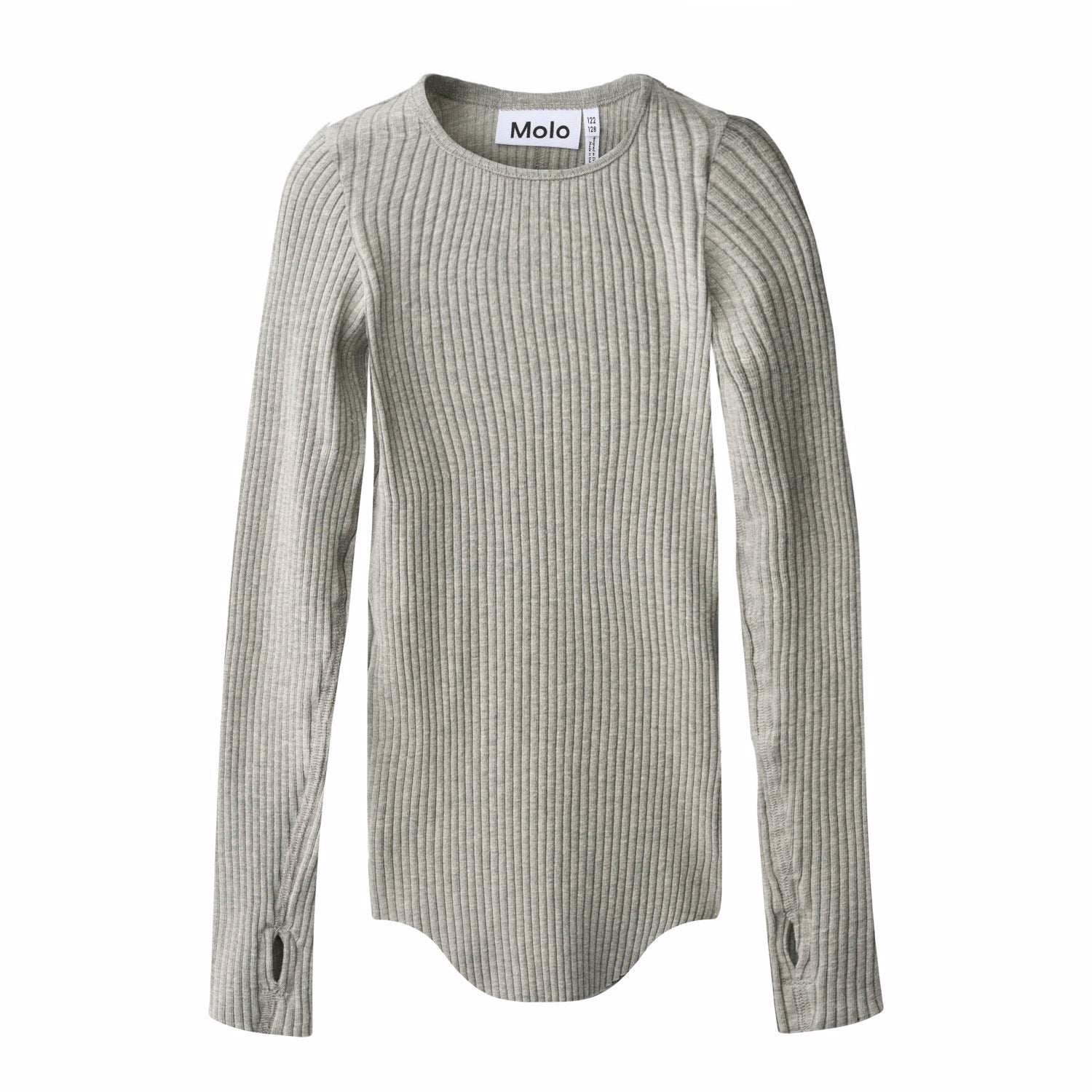 T-shirt grigia per neonata e bambina