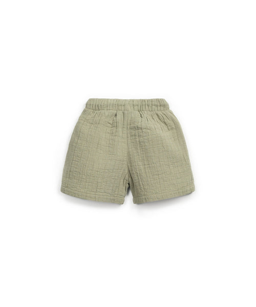 Short verde oliva pe bambini