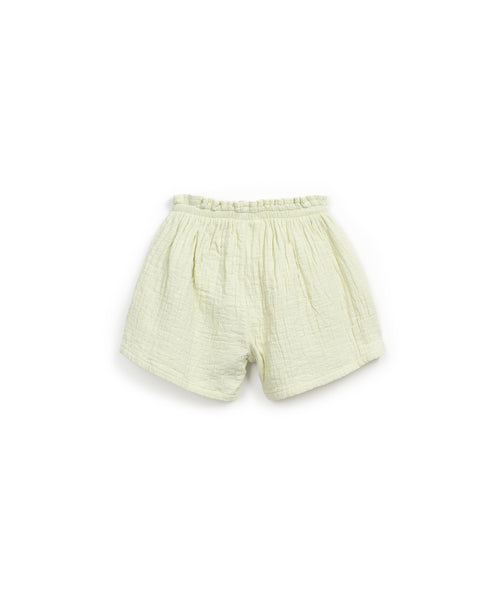 Short verde chiaro per bambina