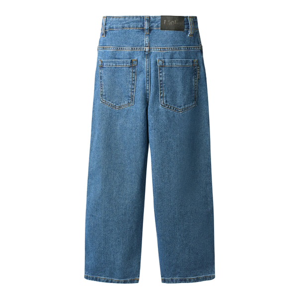 Jeans in denim blu per neonati e bambini