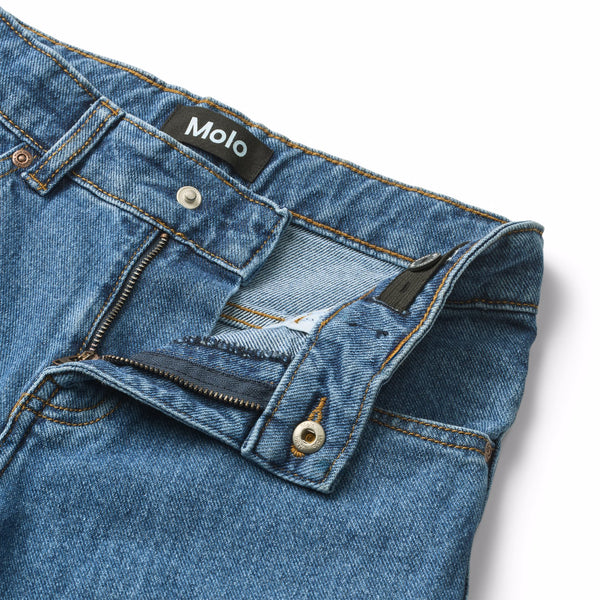 Jeans in denim blu per neonati e bambini