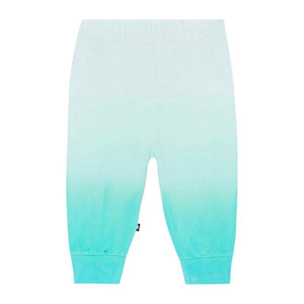 Pantalone in felpa sfumato azzurro per neonati