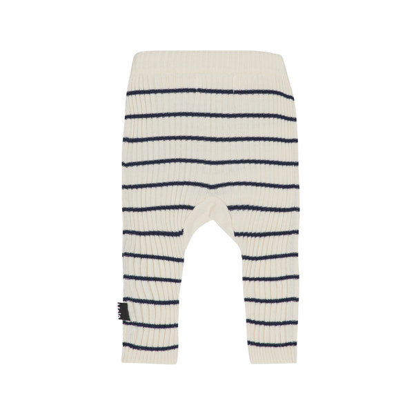 Pantalone Sigmund in maglia a righe per neonati