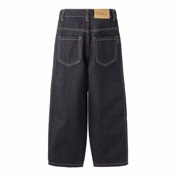 Jeans in denim blu scuro per bambino