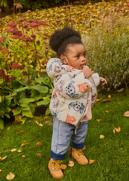 Jeans in denim blu per neonato
