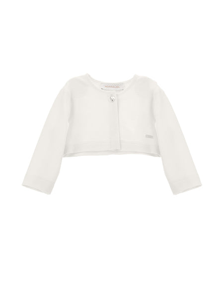 Cardigan panna per neonata