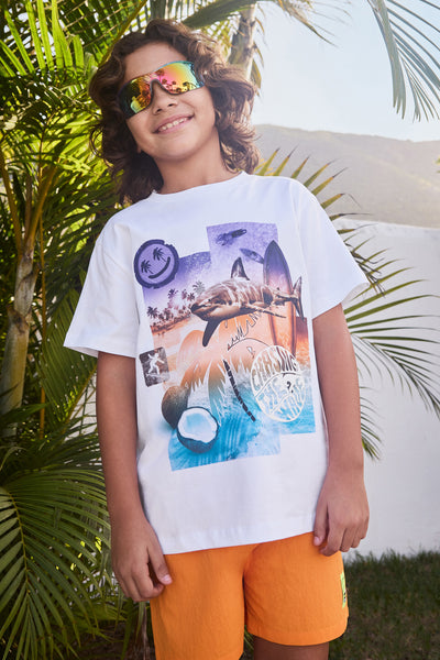 Occhiali da sole sportivi multicolor per bambini