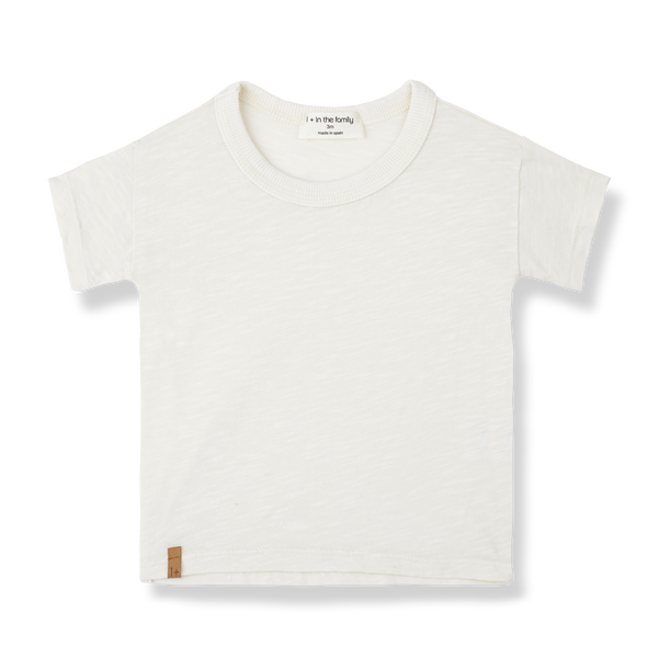 T-shirt avorio per neonati