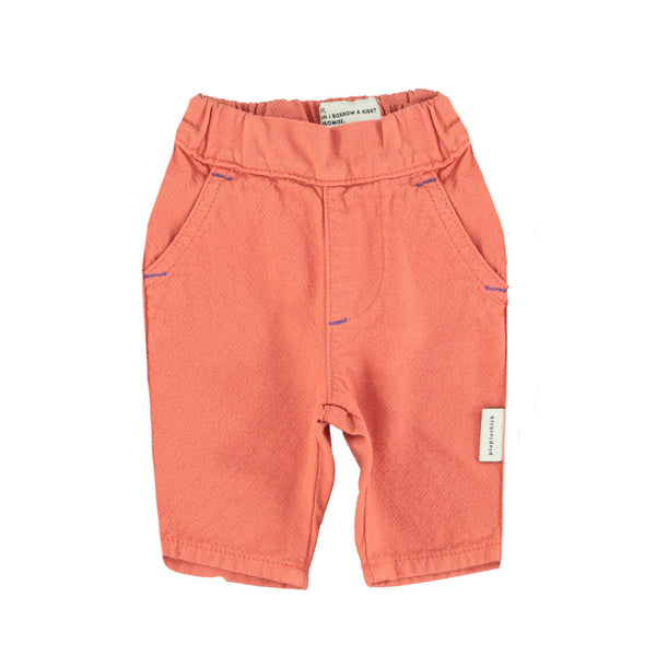 Pantalone terracotta per neonato