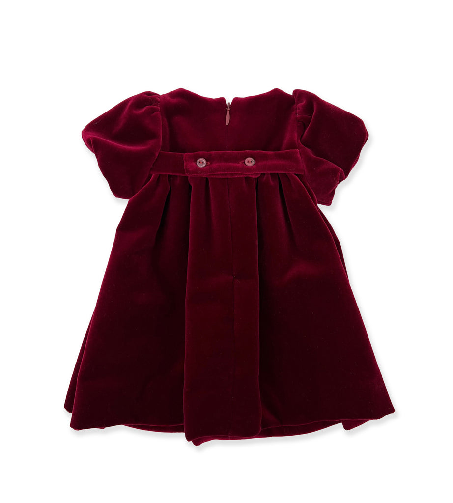 FYMNSI Vestito Invernale In Velluto Per 1° Compleanno Bambina - Con Fascia E Gonna Tulle - Manica Lunga