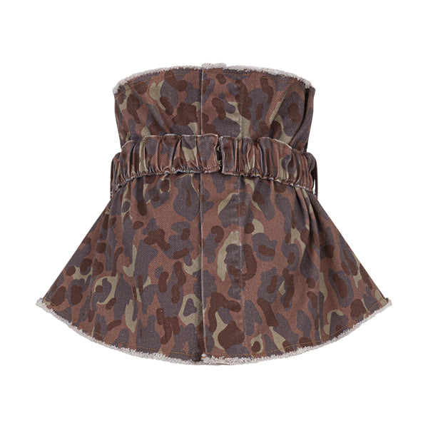 Top camouflage per bambina