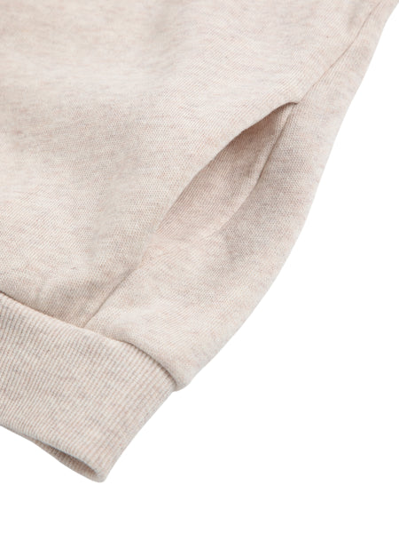 Felpa beige aperta con stampa per neonati e bambini BOBO CHOSES B225AC050 UNI 