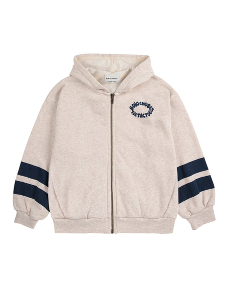 Felpa beige aperta con stampa per neonati e bambini BOBO CHOSES B225AC050 UNI 