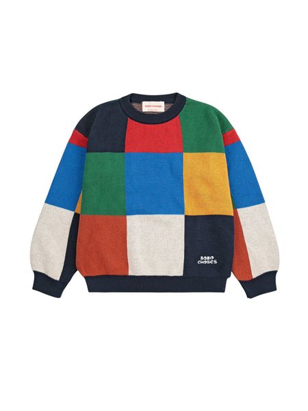 Maglia color block per neonato e bambino BOBO CHOSES B225AC110 UNI 