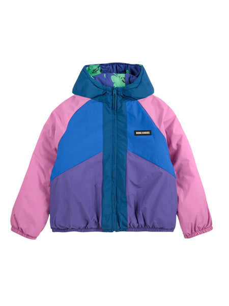 Piumino multicolor reversibile per neonata e bambina BOBO CHOSES B225AC119 UNI 