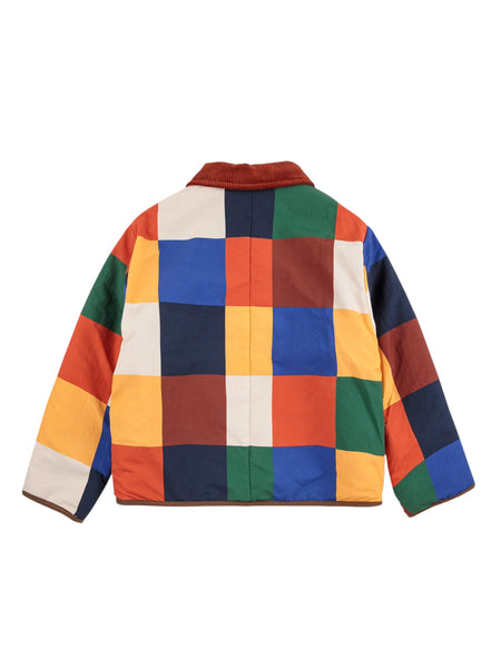 Giubbino imbottito reversibile multicolor per neonati e bambini BOBO CHOSES B225AC122 UNI 