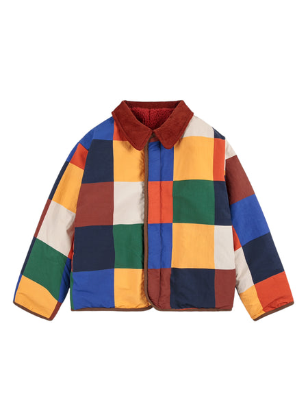Giubbino imbottito reversibile multicolor per neonati e bambini BOBO CHOSES B225AC122 UNI 