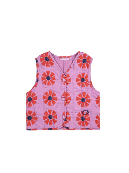 Gilet con stampa all over per neonata e bambina BOBO CHOSES B225AC141 UNI 