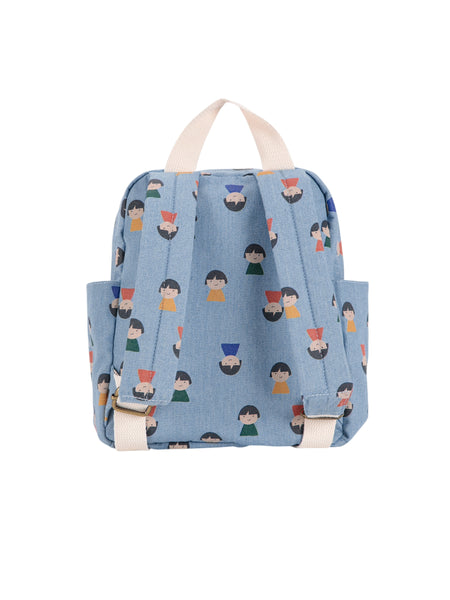 Zaino celeste con stampa all over per neonati e bambini BOBO CHOSES B225AH023 UNI 