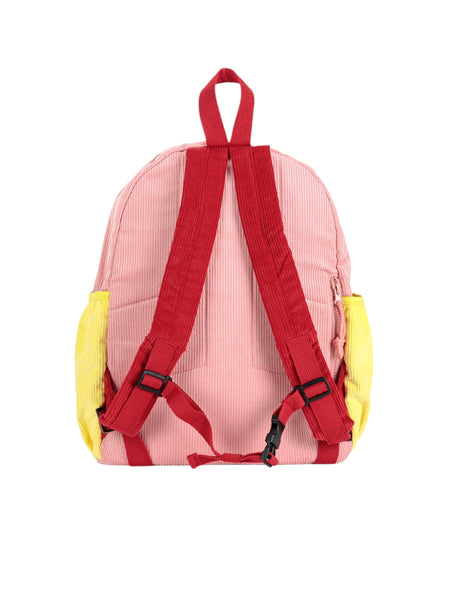 Zaino color block in velluto a coste multicolor per bambina BOBO CHOSES B225AI055 UNI 