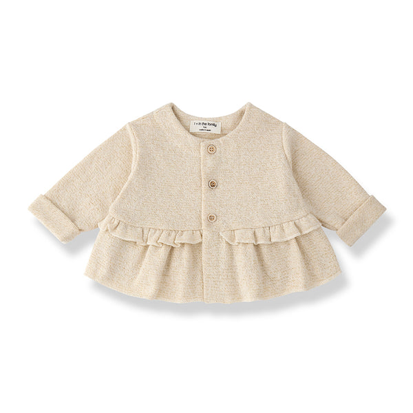 Cardigan panna per neonata 1+ more in the family DINAN ECRU 