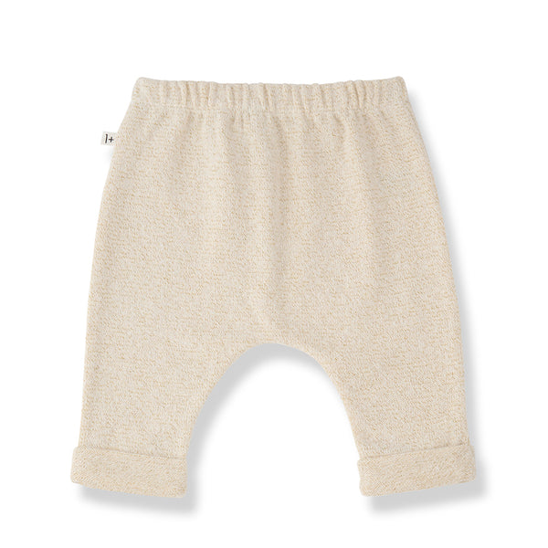 Pantalone in maglia panna per neonata 1+ more in the family GORDES ECRU 