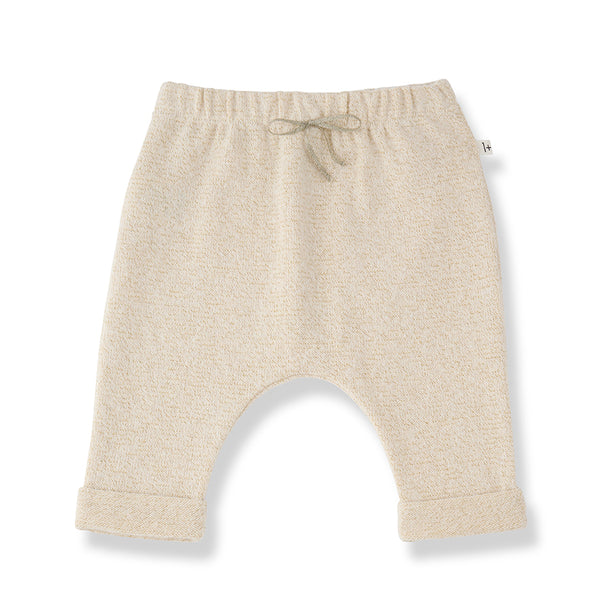 Pantalone in maglia panna per neonata 1+ more in the family GORDES ECRU 