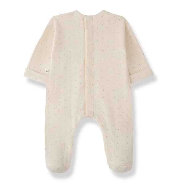 Tutina panna  con stampa all over per neonata 1+ more in the family NARBONNE ECRU 