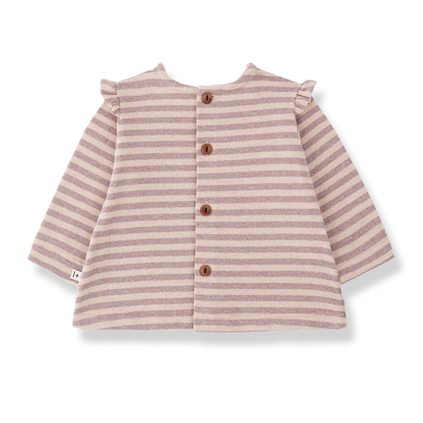 Maglia rosa a righe per neonata 1+ more in the family SULMONA NUDE 