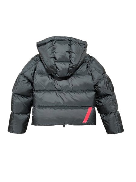 Piumino nero con dettagli arancio per bambino AFTER LABEL 3431O00044 BLACK 