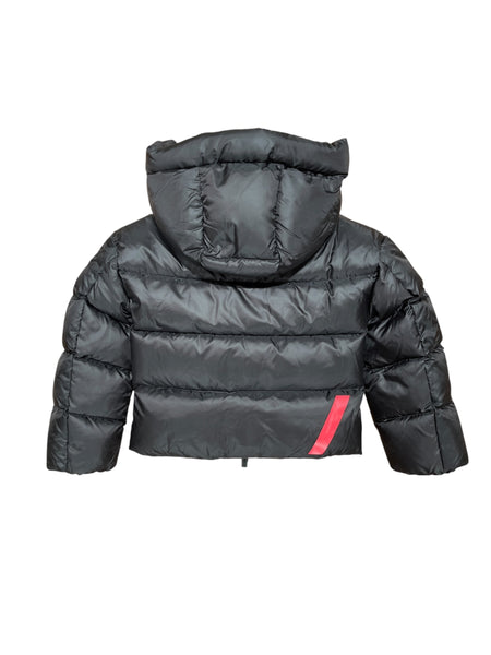 Piumino nero con dettagli rossi per bambina AFTER LABEL 3441OY00031 BLACK 