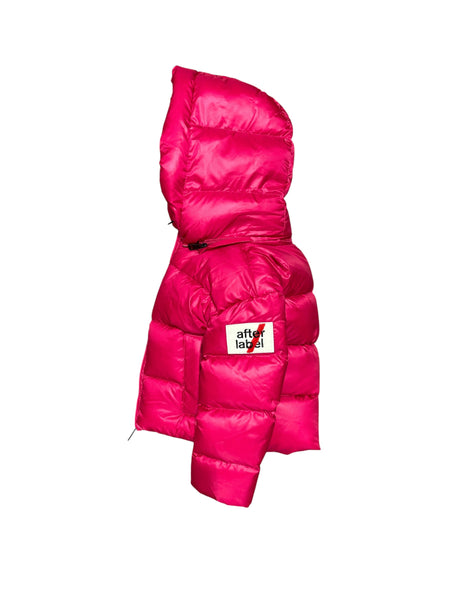 Piumino fucsia per bambina AFTER LABEL 3441OY00031 CHERRY 