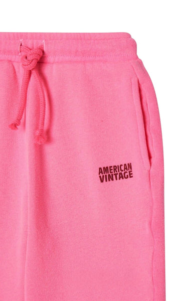 Pantalone rosa fluo per neonata e bambina American Vintage KIZU05A ROSE FLUO 