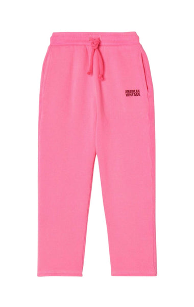 Pantalone rosa fluo per neonata e bambina American Vintage KIZU05A ROSE FLUO 
