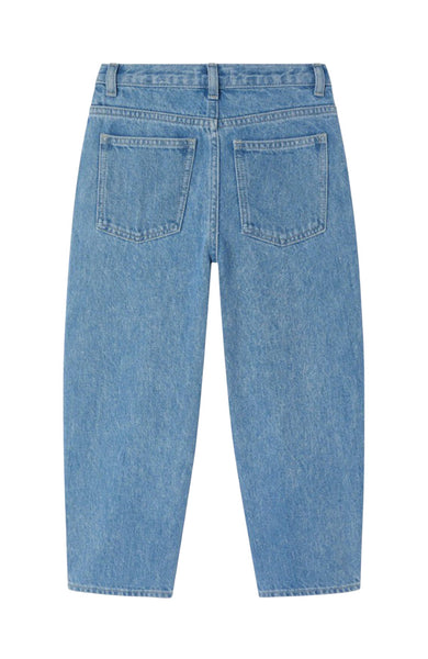 Pantalone in denim chiaro per bambini American Vintage KJOY11C AUTHENTIQUE STONE 
